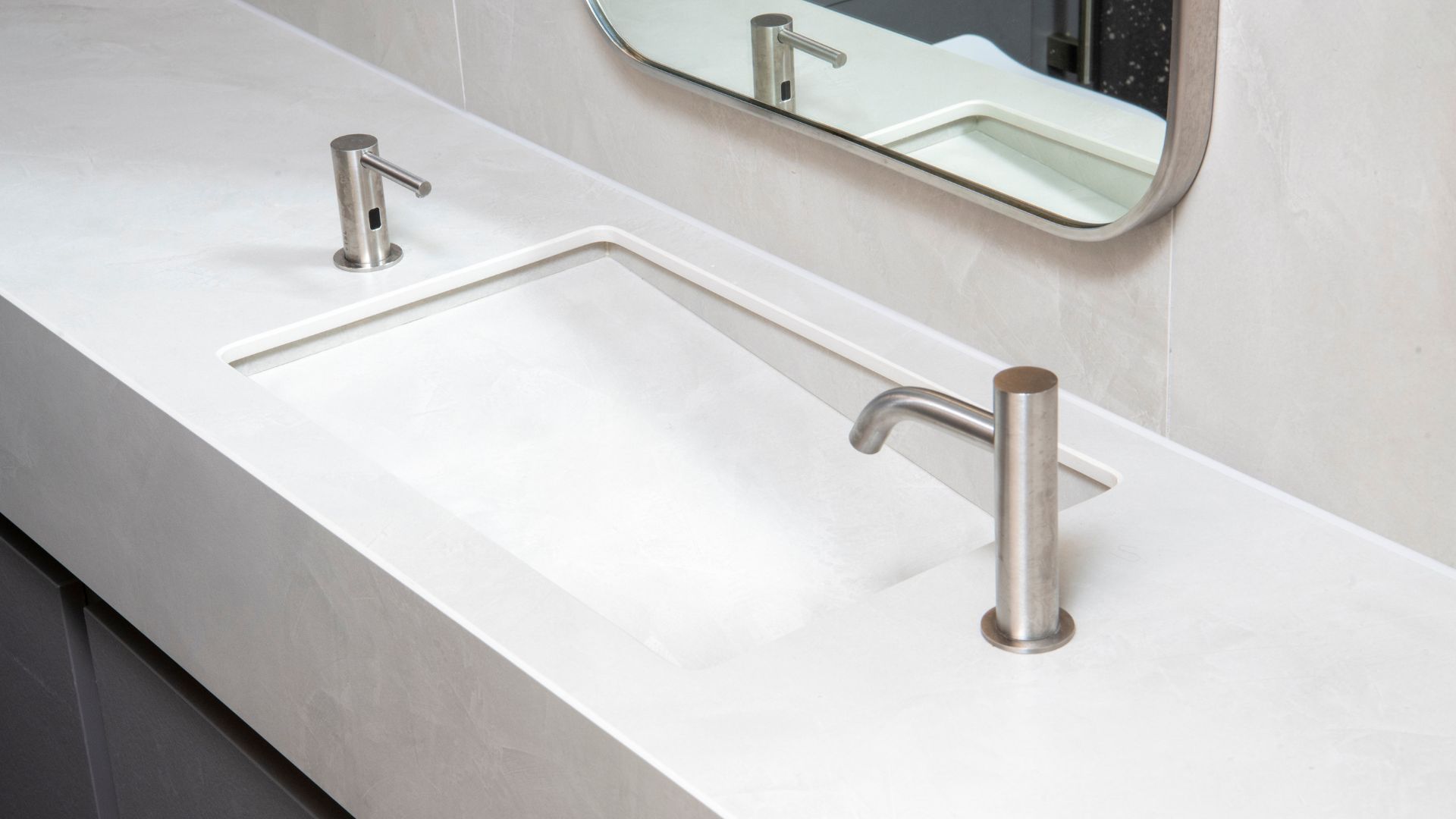 Solid Surface Vanity - Material Source Studio, Glasgow