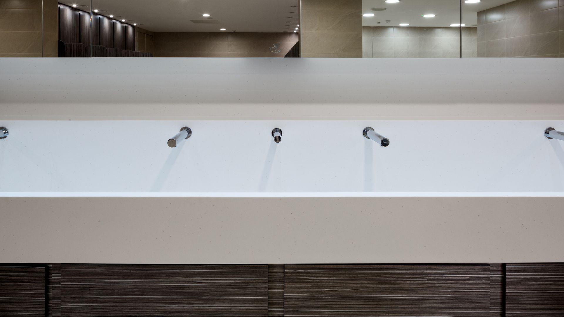 Solid Surface Wash Troughs - Liverpool St