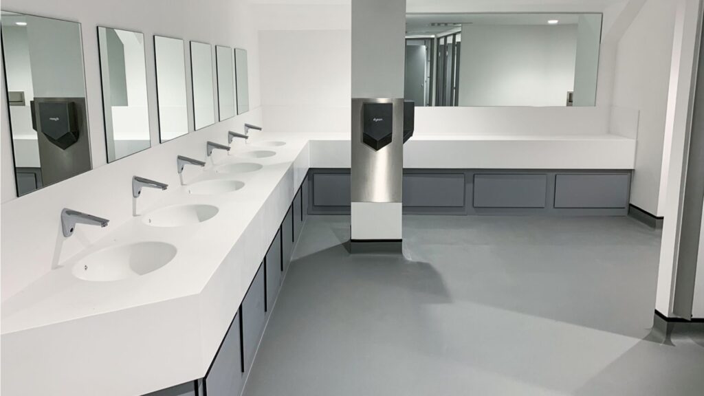Solid Surface Wash Trough