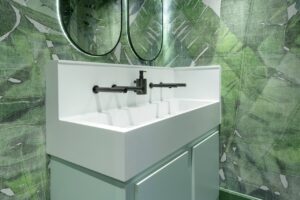 Solid Surface Wash Troughs