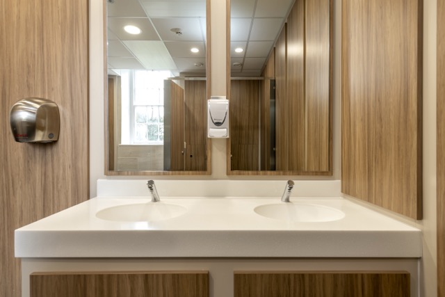 Solid Surface Vanities - Malborough College