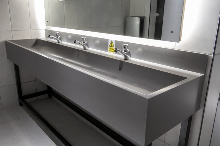 Solid Surface Wash Troughs
