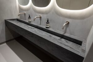 Solid Surface Wash Troughs